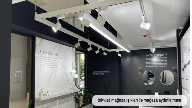 Ticari merkez aydınlatması
