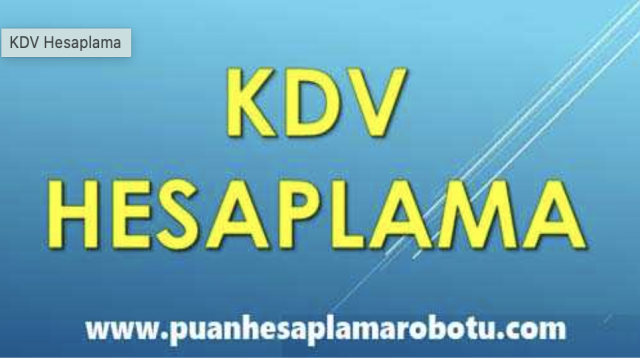 KDV Hesaplama Araçları İle Kolaylık Elde Edin