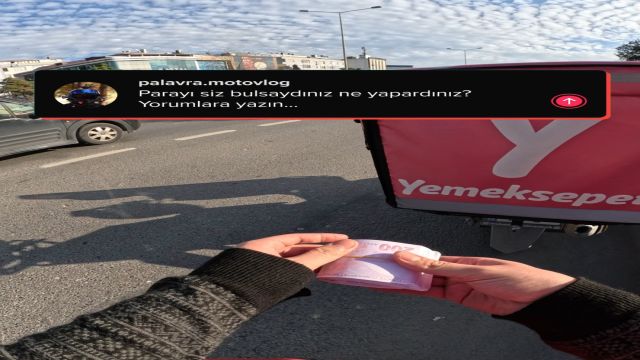 Palavra.motovlog’un Sahibi Muhammet Alican TÜRK’ten Herkese Örnek Olan Dürüstlük!